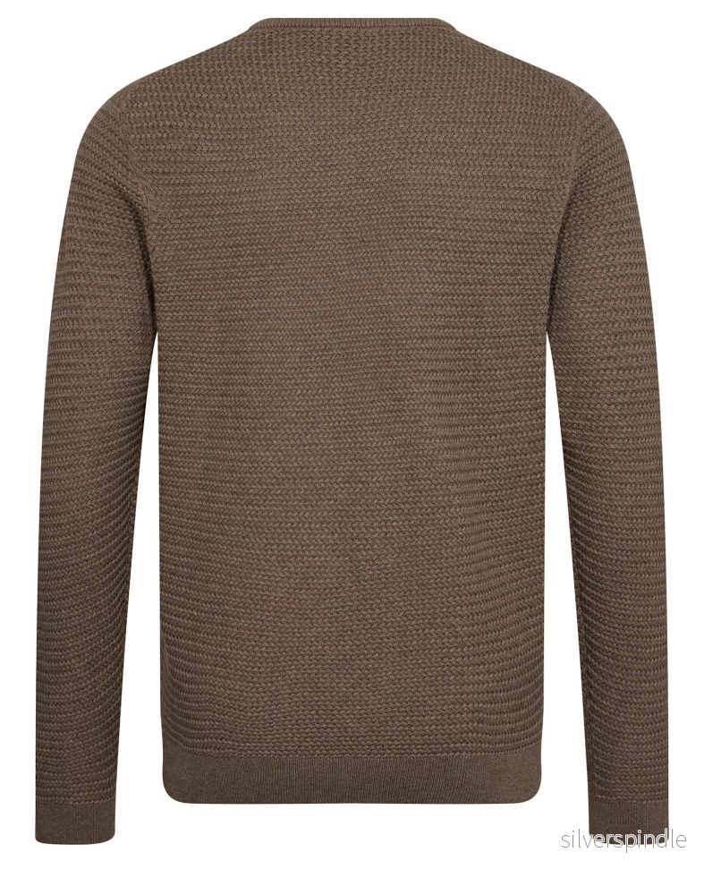 BS Arnlaug Regular Fit Stickat - Brown - Bild 2