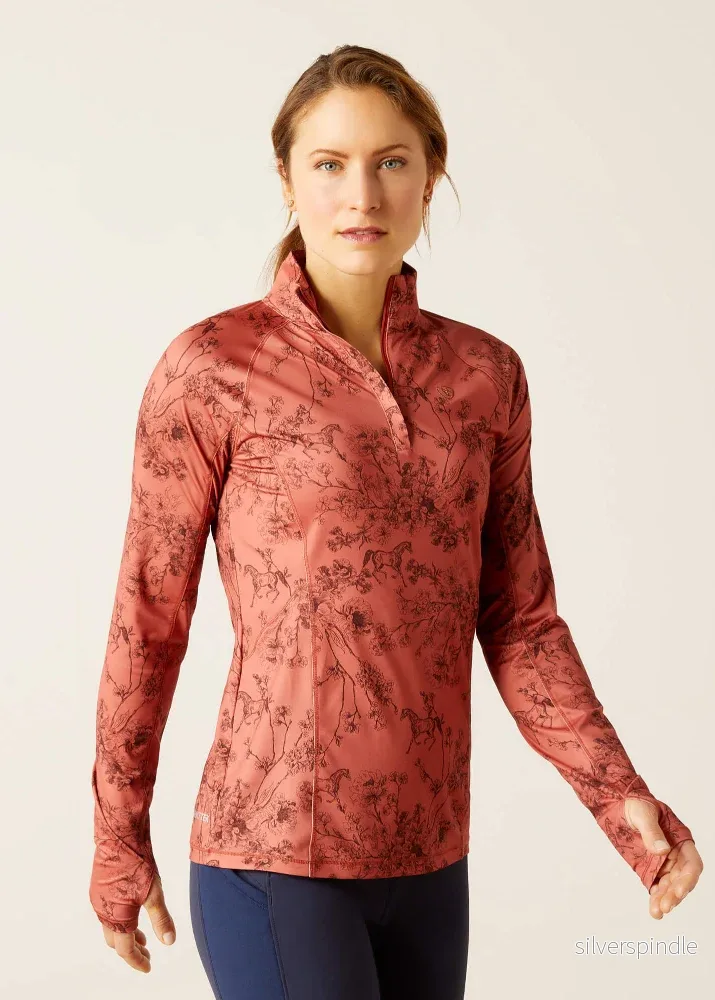Ariat Lowell 2.0 1/4 Zip Baselayer Toile Ariat Lowell 2.0 1/4 Zip Baselayer Toile