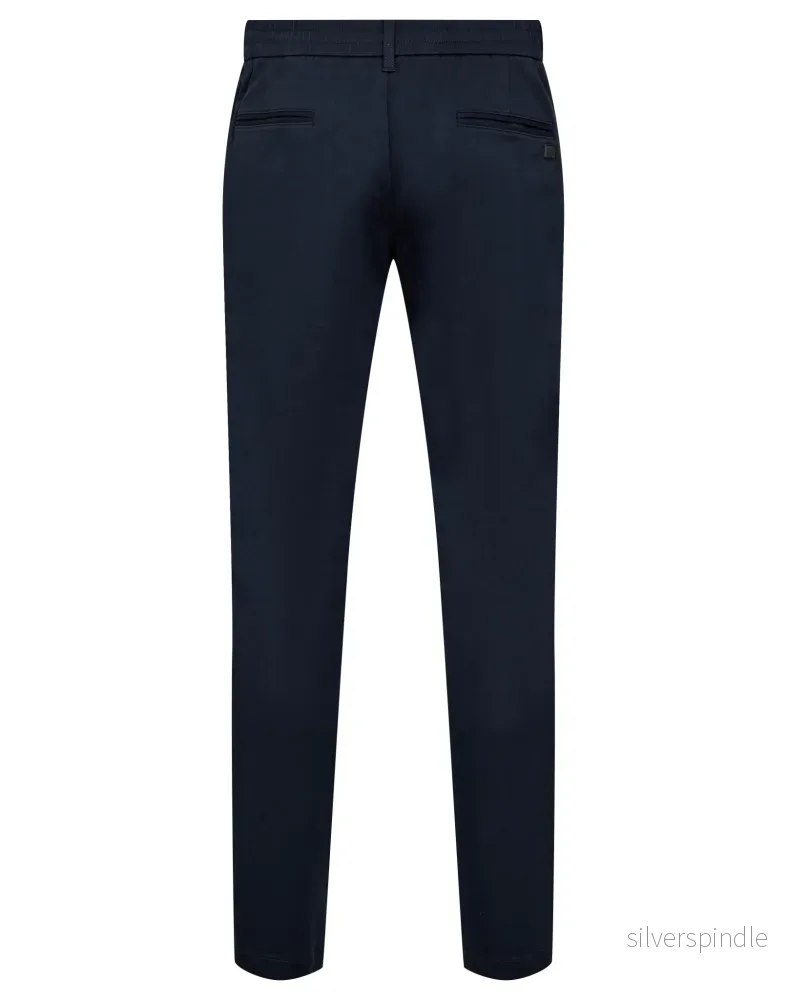 BS Sachi Regular Fit Chinos - Marinblå - Bild 2