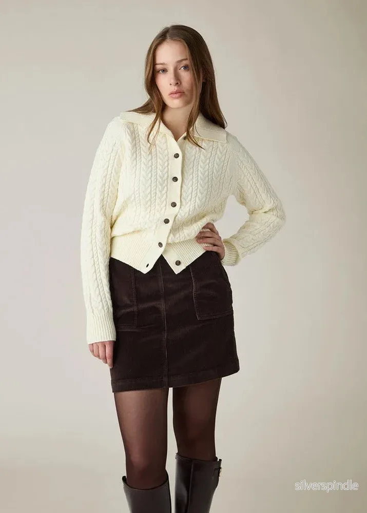 Lexington Cable Cardigan OffWhite Lexington Cable Cardigan OffWhite