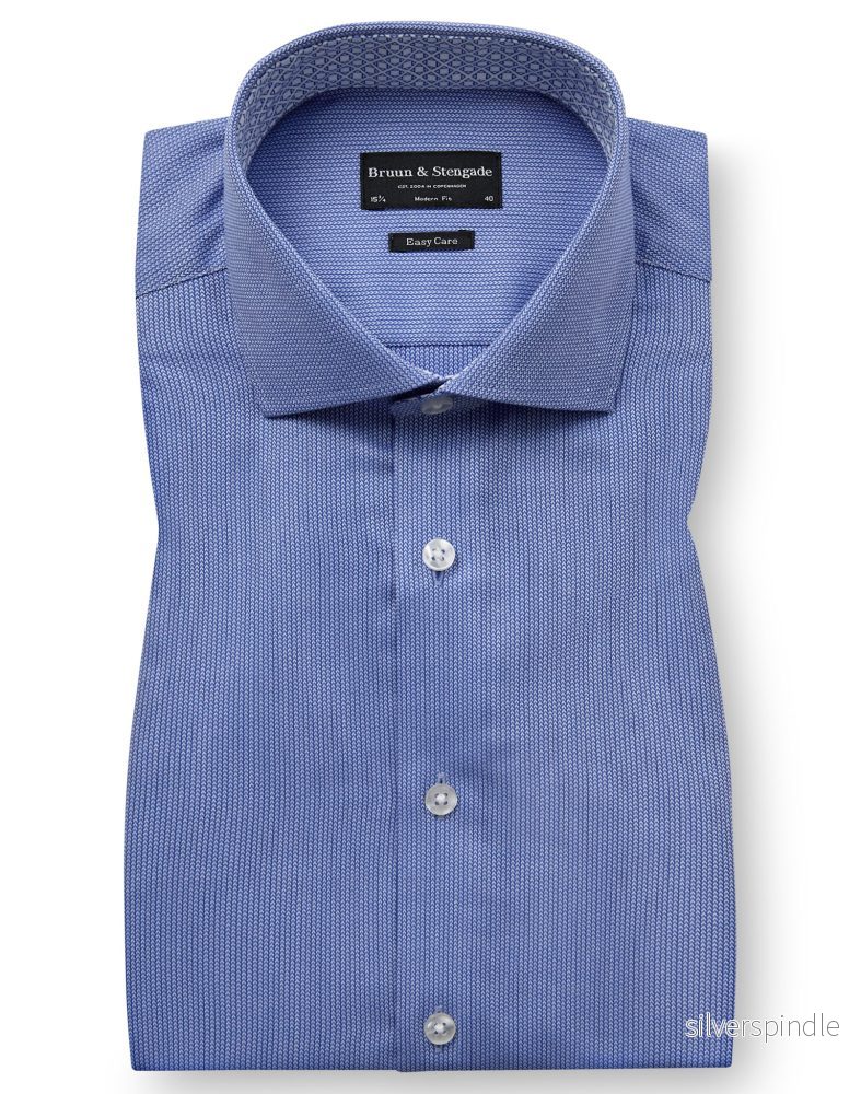 BS Landin Modern Fit Skjorta - Blue