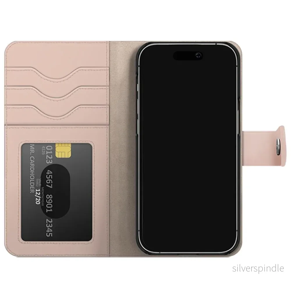 iDeal Magnet Plånboksfodral iPhone 15 – Rosa iDeal Magnet Plånboksfodral iPhone 15 – Rosa
