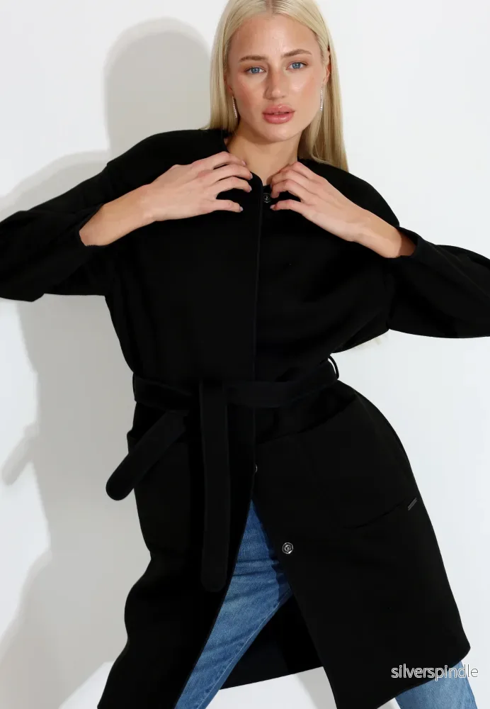 MAYA COAT - Svart - Bild 3
