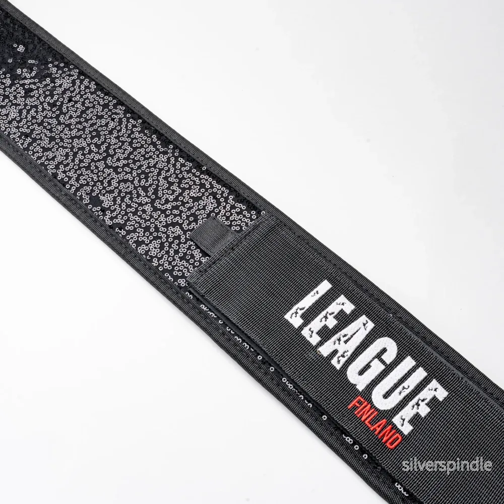 LEAGUE Tyngdlyftningsbälte, Glitter LEAGUE Tyngdlyftningsbälte, Glitter