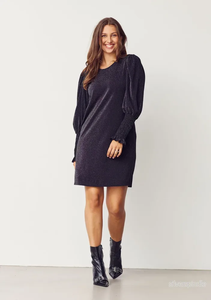 Barbel Dress – Black w/Silver Barbel Dress – Black w/Silver