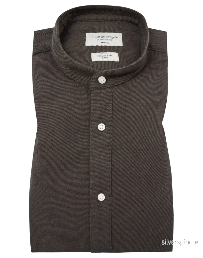 BS Amadou Casual Slim Fit Skjorta – Dark Green BS Amadou Casual Slim Fit Skjorta – Dark Green