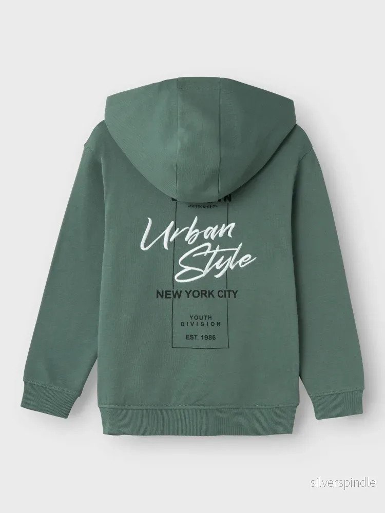 Grön Hoodie - Bild 3