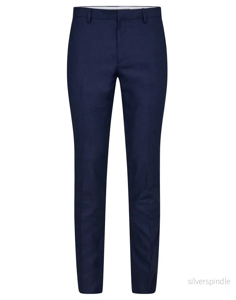 BS Pollino Classic Fit Kostymbyxor - Navy