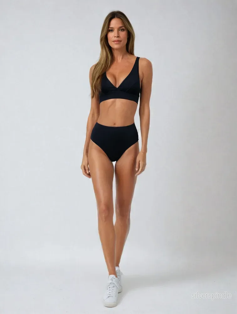 Sophie | Elegant Hög Midja Bikini med Stödjande Topp