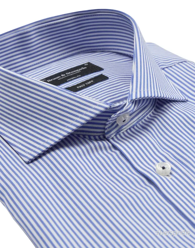 BS Feifer Modern Fit Skjorta Blue - Blue - Bild 2