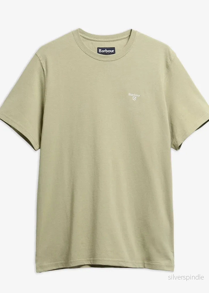 Barbour Essential Sports Tee Sea Green - Bild 2