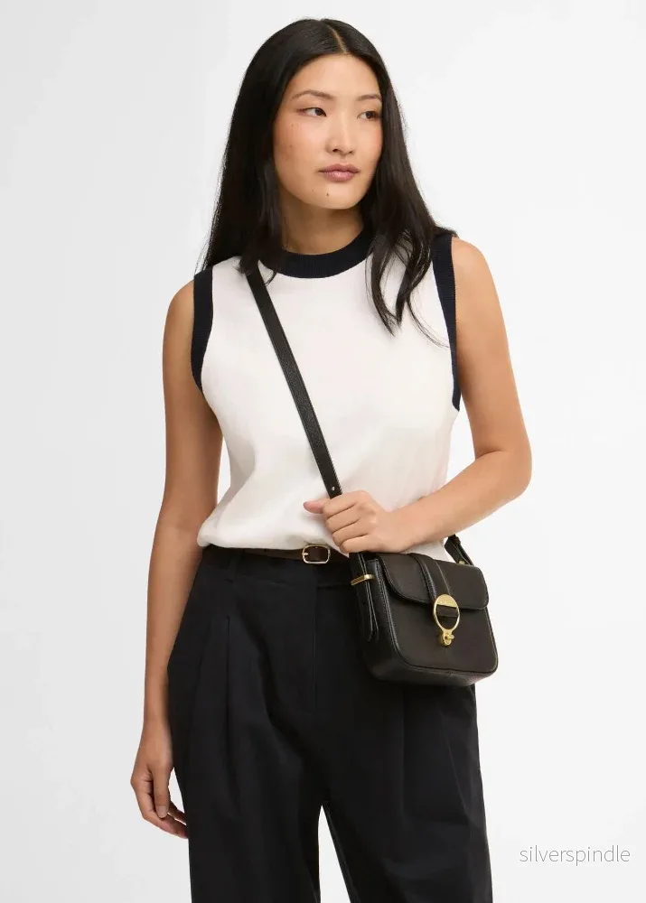 Barbour Mini Rosa leather Crossbody Bag Black - Bild 2