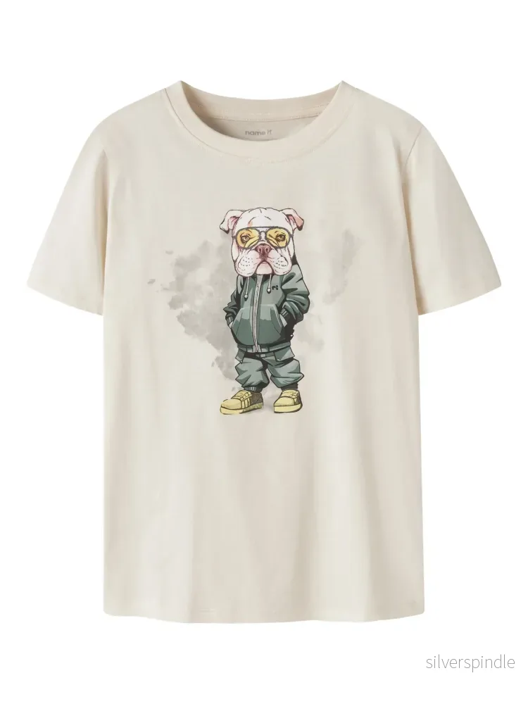 Legu T-shirt med hundmotiv Legu T-shirt med hundmotiv