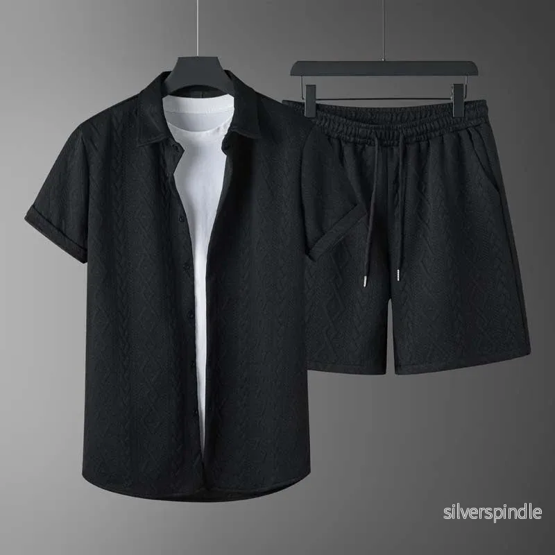 Ethan | Stylish Spring Two-Piece Set with Diamond Pattern - Bild 3