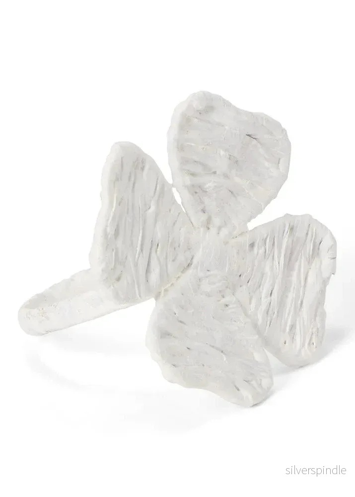 Lexington Raffia 4 Leaf Clover Napkin R6,5*6,5 WH