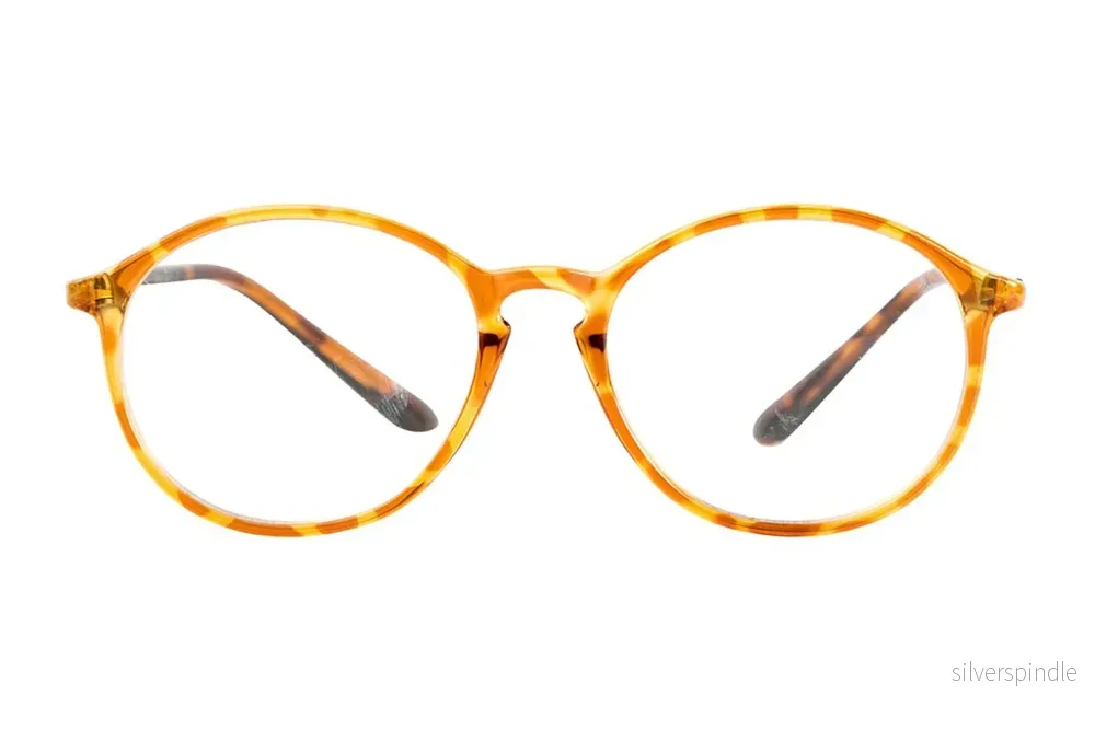 RALF l. yellow brown Reading Glasses
