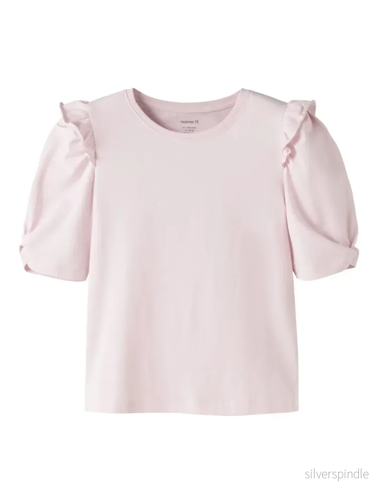 Rosa Puffärm Topp