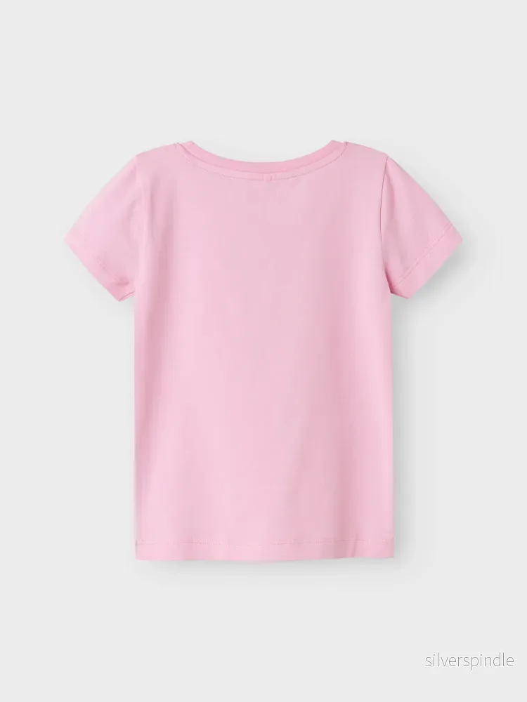Enfärgad Rosa T-shirt - Bild 2