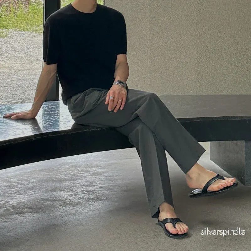 Ethan | Casual Lösa Byxor med Medelhög Midja - Bild 3