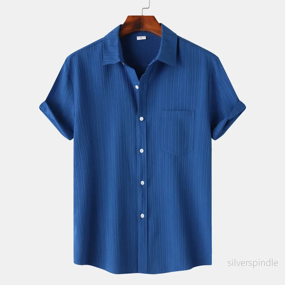 Ethan | Slim Fit Kortärmad Poloshirt För Varmt Väder - Bild 2