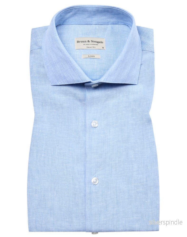 BS Sevilla Casual Slim Fit Skjorta – Light Blue