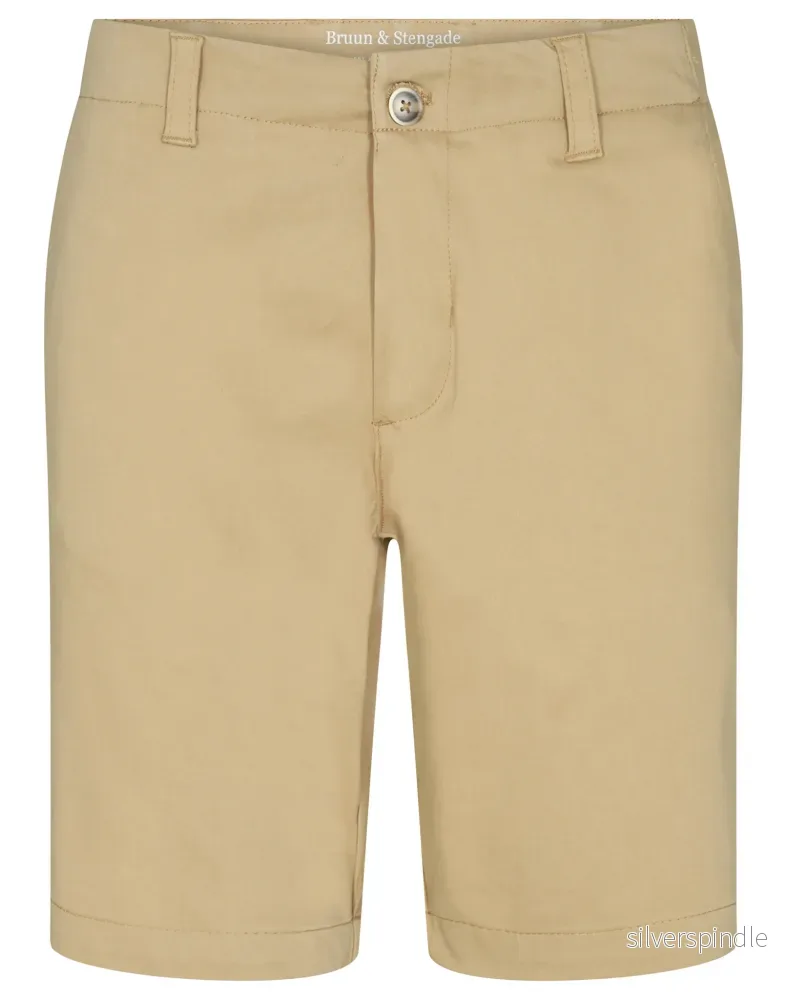 BS Gerhard Regular Fit Shorts - Beige