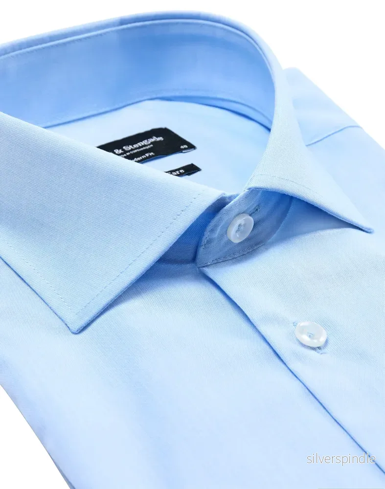 BS Giggs Modern Fit Skjorta - Light Blue - Bild 2