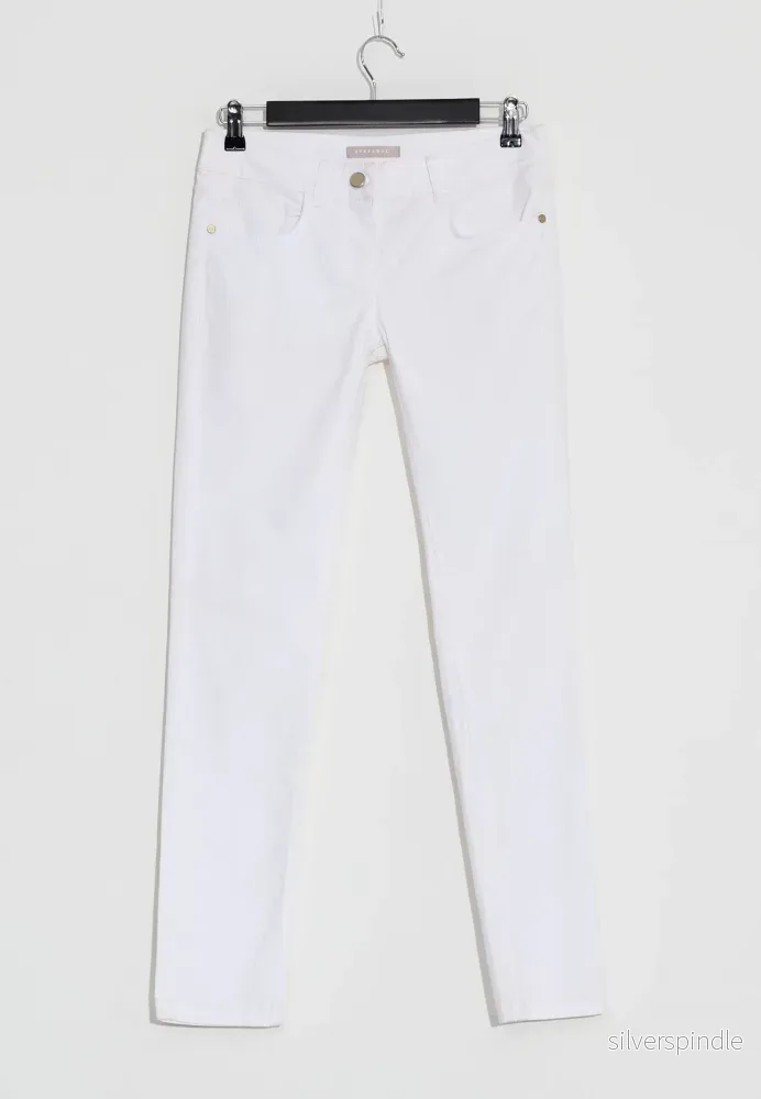 PANTALONE REGULAR GABARD STR – Vit PANTALONE REGULAR GABARD STR – Vit