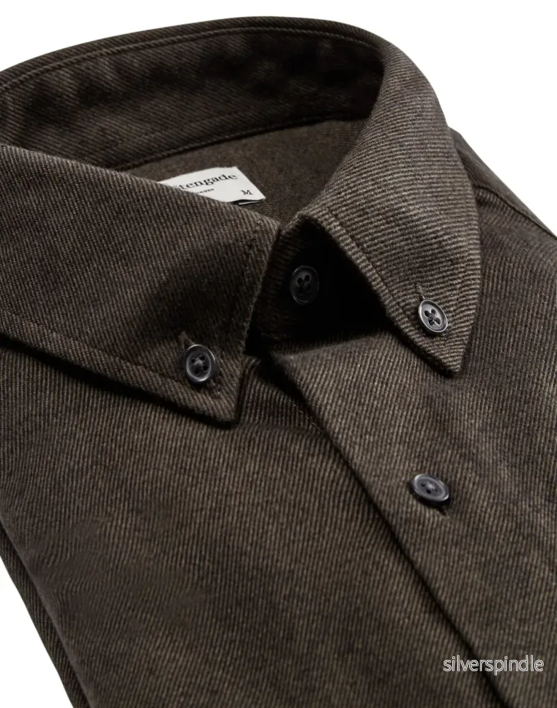 BS Tromsoe casual slim fit Skjorta - Dark Green - Bild 2
