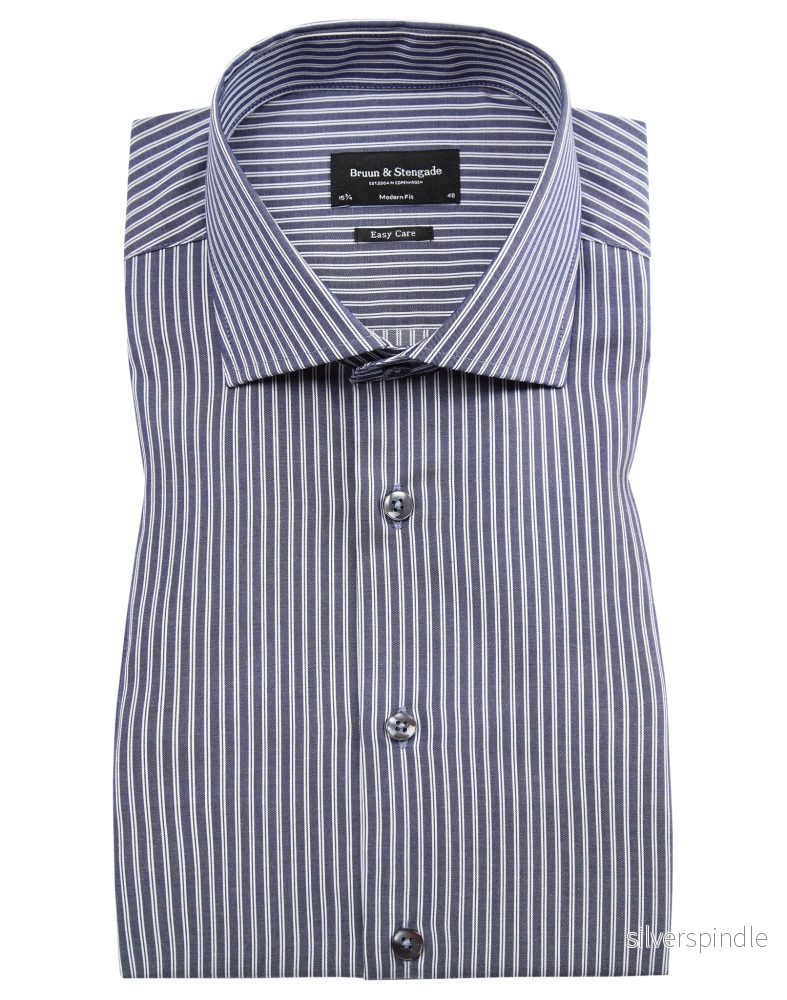 BS Lobont modern fit Skjorta – Dark Blue/White BS Lobont modern fit Skjorta – Dark Blue/White