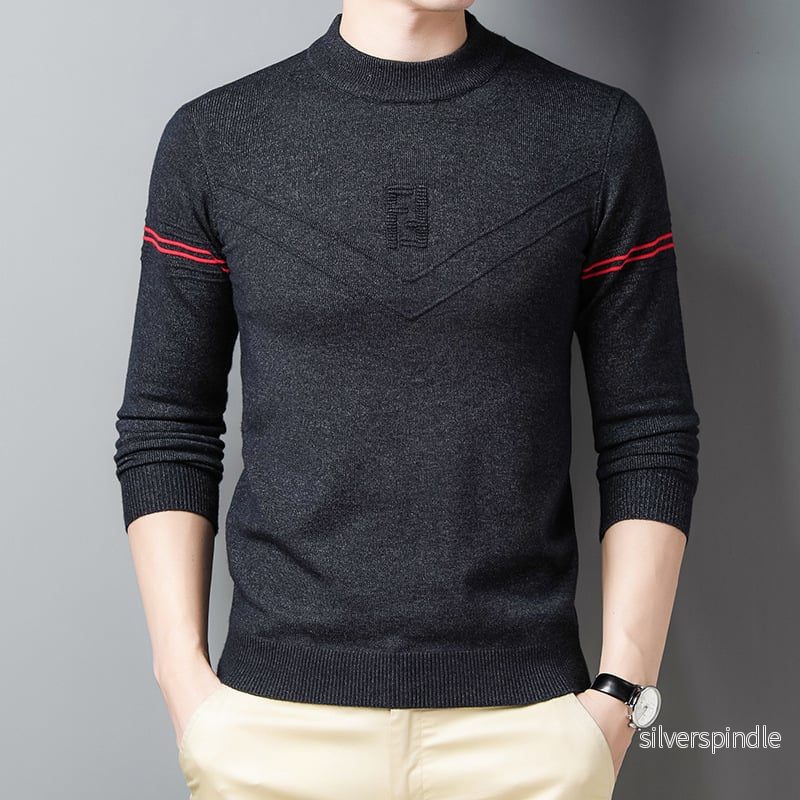 Ethan | Slim Fit Vintertröja med Rund Hals - Bild 2