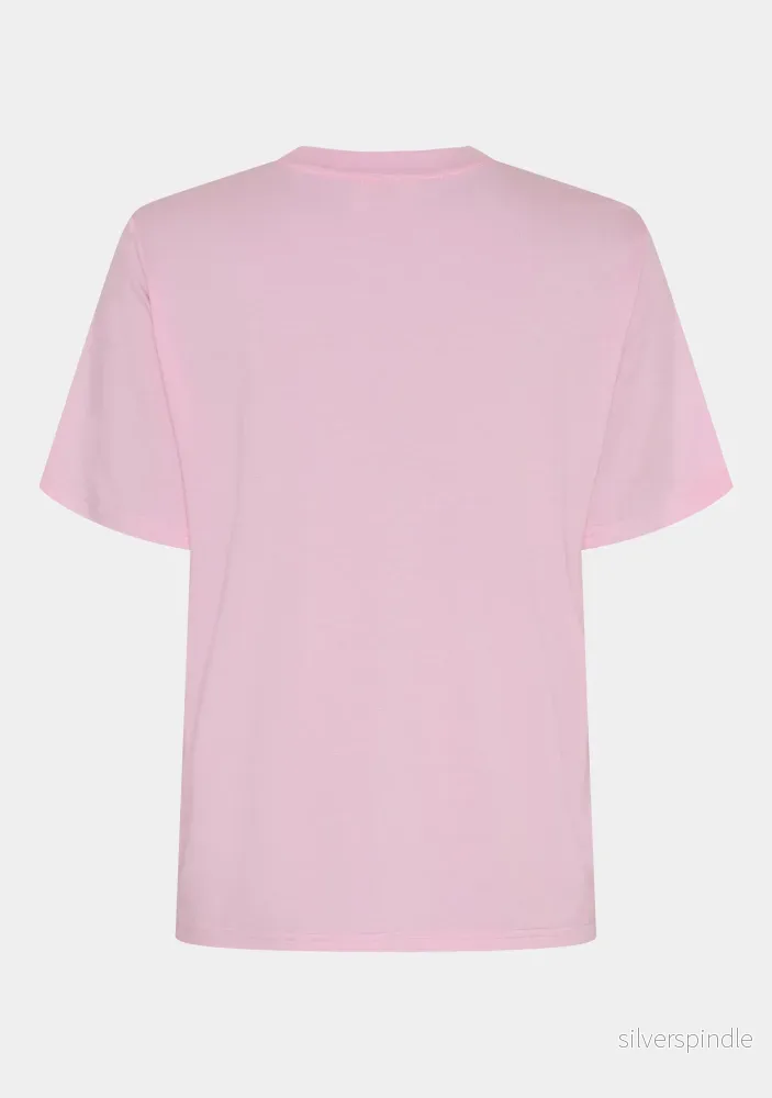 Gritt O-Neck T-Shirt - Pink - Bild 2
