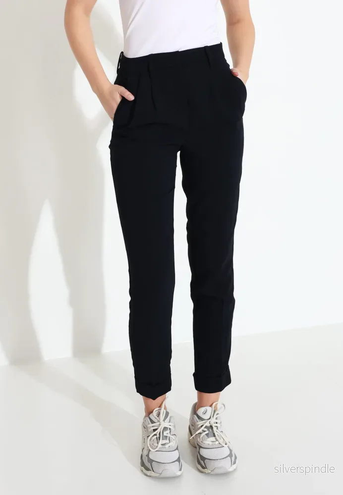 PANTALONE CARROT 03518 - Svart