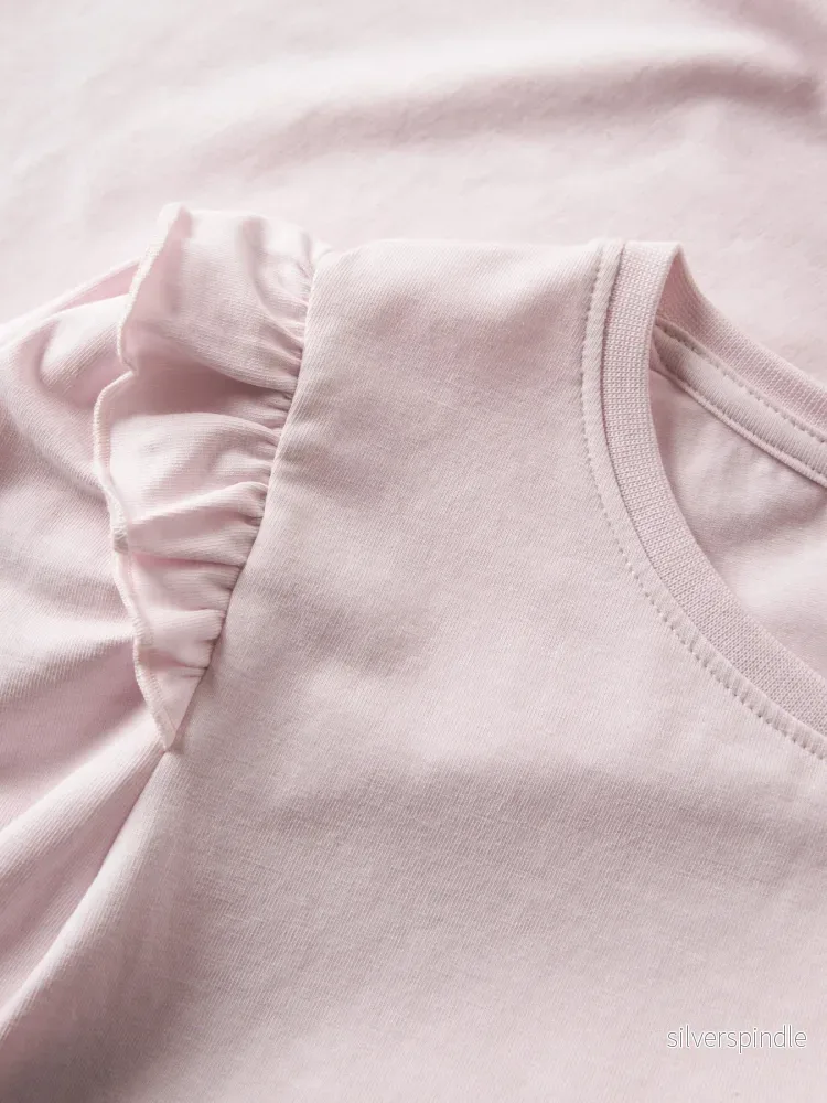 Rosa Puffärm Topp - Bild 3
