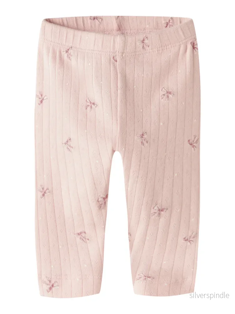 Baby Leggings med Rosetter Baby Leggings med Rosetter