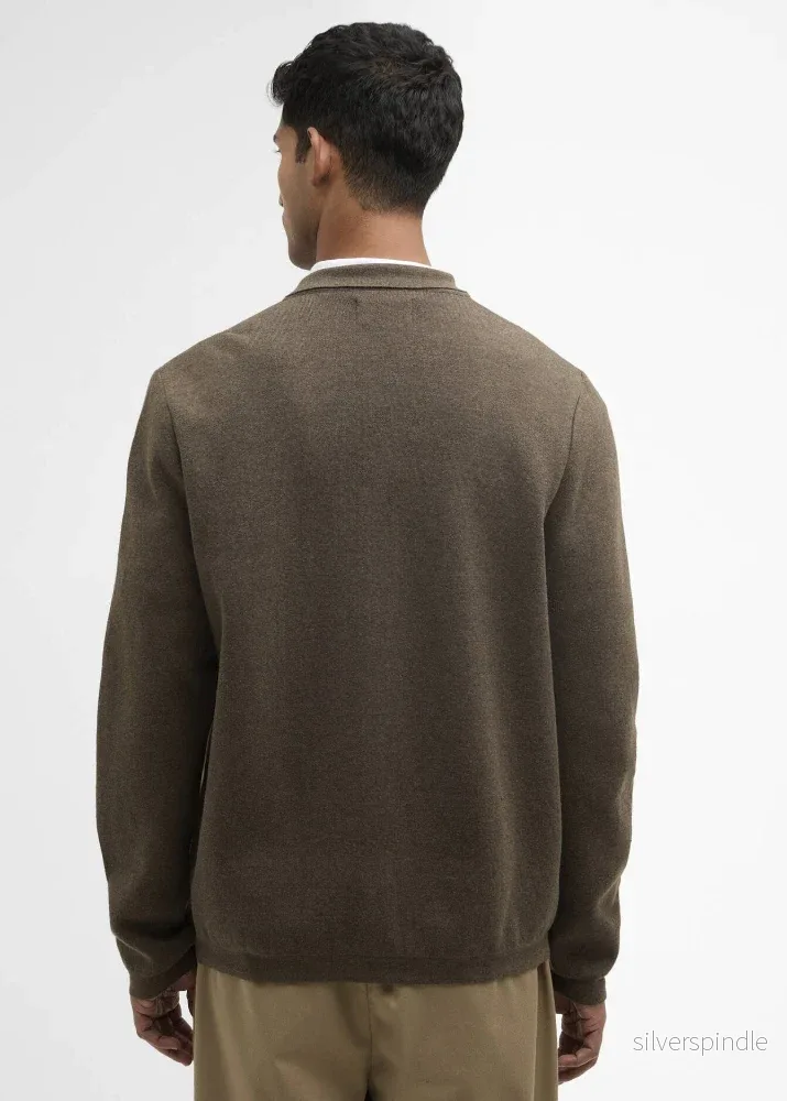 Barbour Crowcombe Knitted Zip Thru Olive - Bild 3