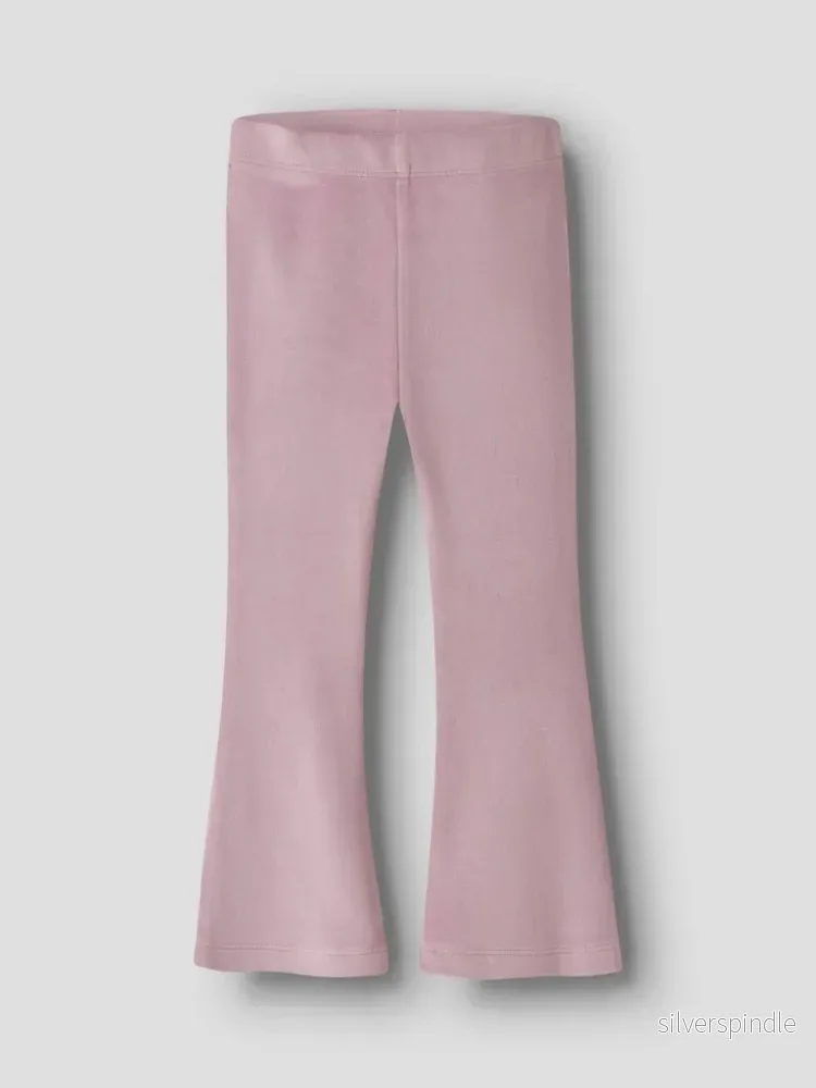 Velour Flared Byxor - Bild 3
