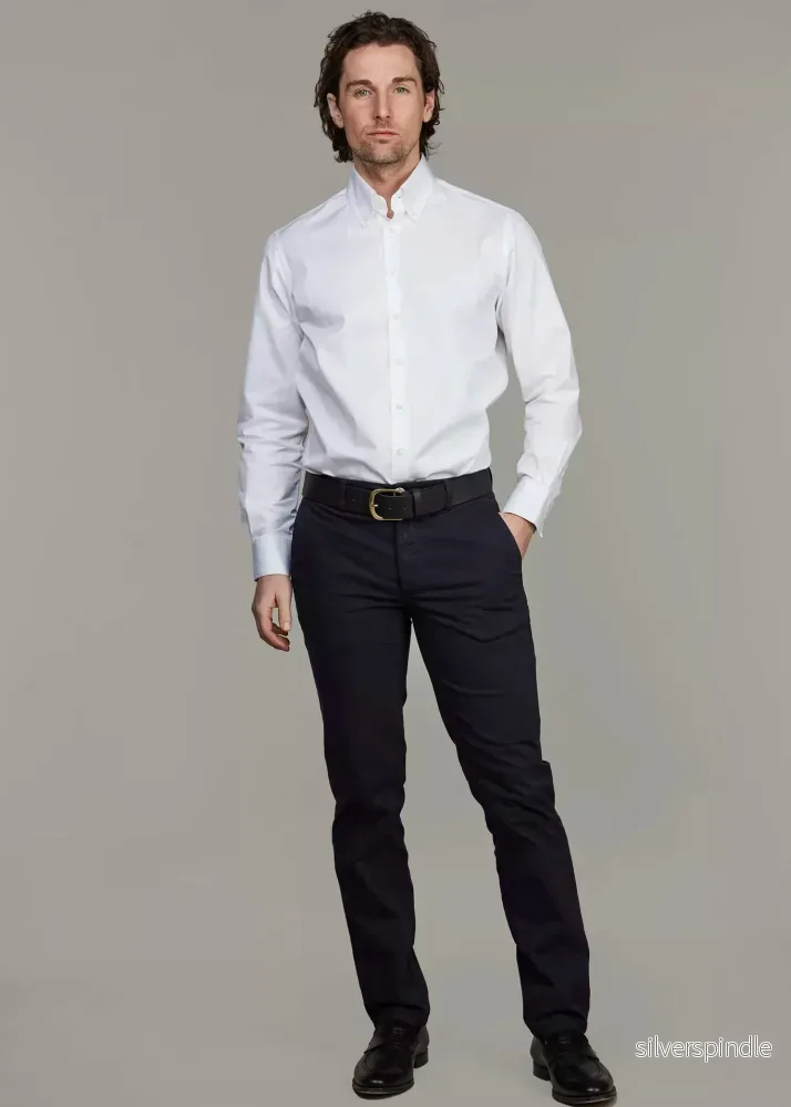 Hansen & Jacob CLASSIC CHINO HIGH STRETCH NAVY