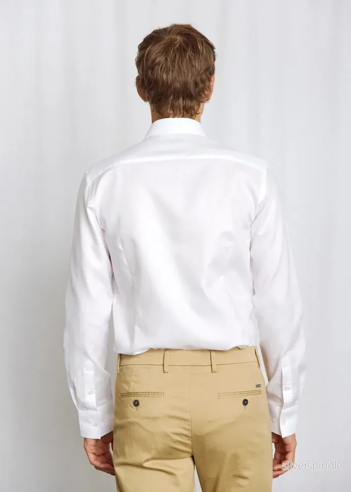 BS Skubai Slim Fit Skjorta - White - Bild 3