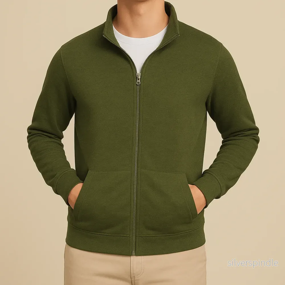 Ethan | Slim Fit Långärmad Zip-Cardigan för Vardagsanvändning - Bild 3