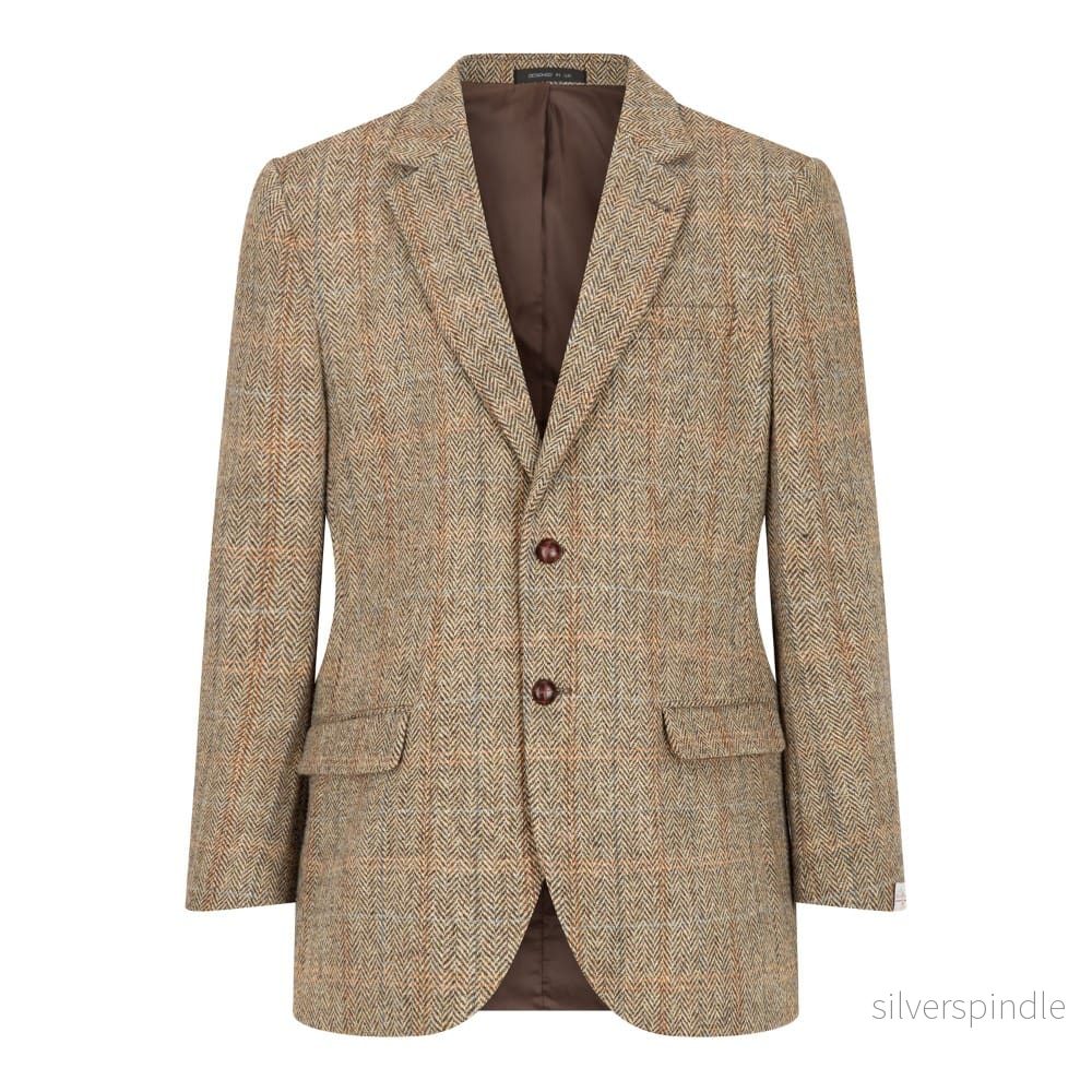 Walker & Hawkes Blakemore White Sand - Harris Tweed kavaj - Bild 3