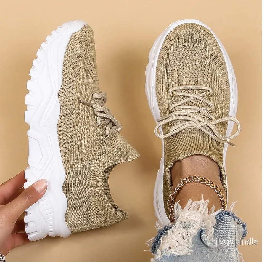 Komfortabela | Sneakers för Kvinnor med Ergonomisk Sula | Lätta och Bekväma för Promenader - Bild 3