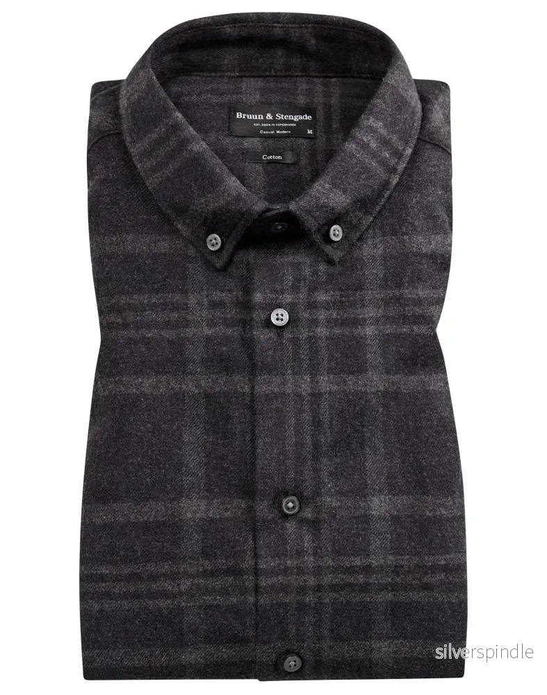 BS Toensberg casual modern fit Skjorta - Black