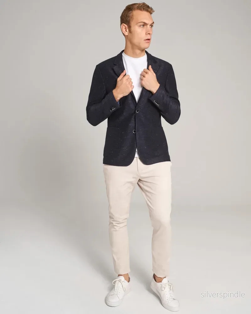 BS Florence Skräddarsydd Blazer - Marinblå - Bild 3