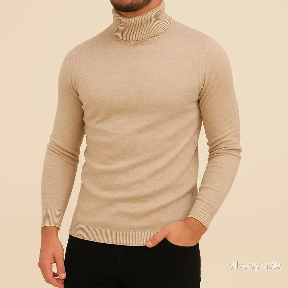 Oliver | Slim Fit Stickad Polotröja Dam för Kalla Månader - Bild 3