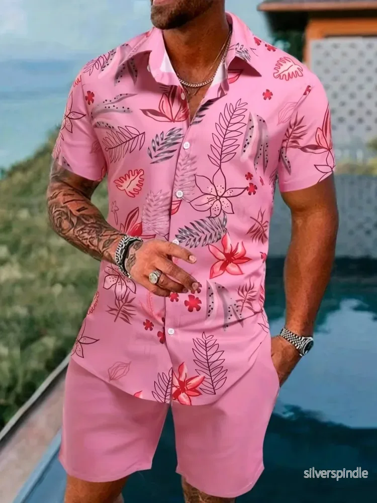 Liam | Lätt Sommarset med Kortärmad T-Shirt och Shorts - Bild 2