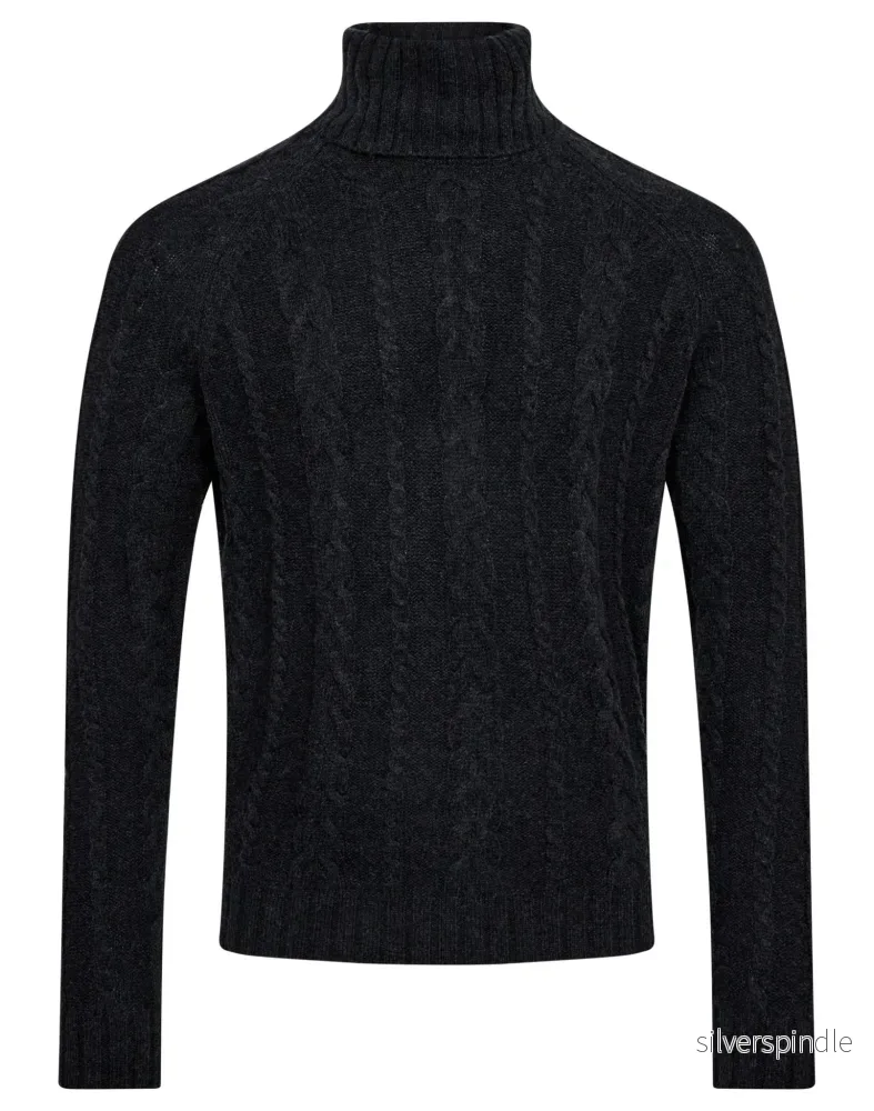 BS Kano Regular Fit Stickat - Charcoal