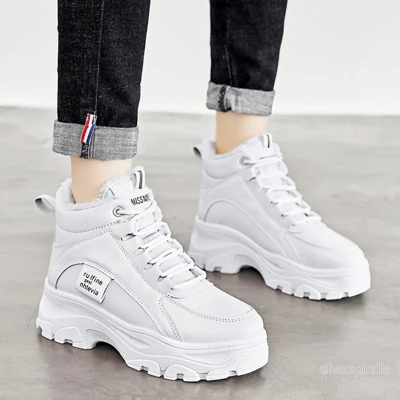 Sofia | Bekväma Dam Sneakers med Tjock Sula och Resårband - Bild 3