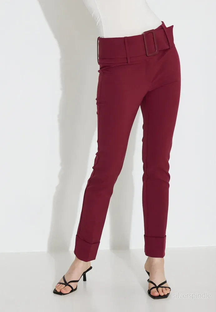 TROUSERS 03565 - Röd - Bild 2