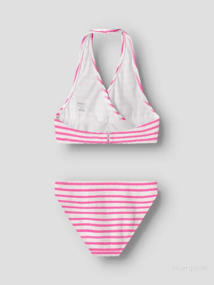 Randig Bikini Halterneck - Bild 2